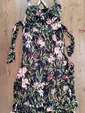 Anthropologie | Dresses | Anthropologie Maeve Linen Tie Back Maxi Dress |  Poshmark